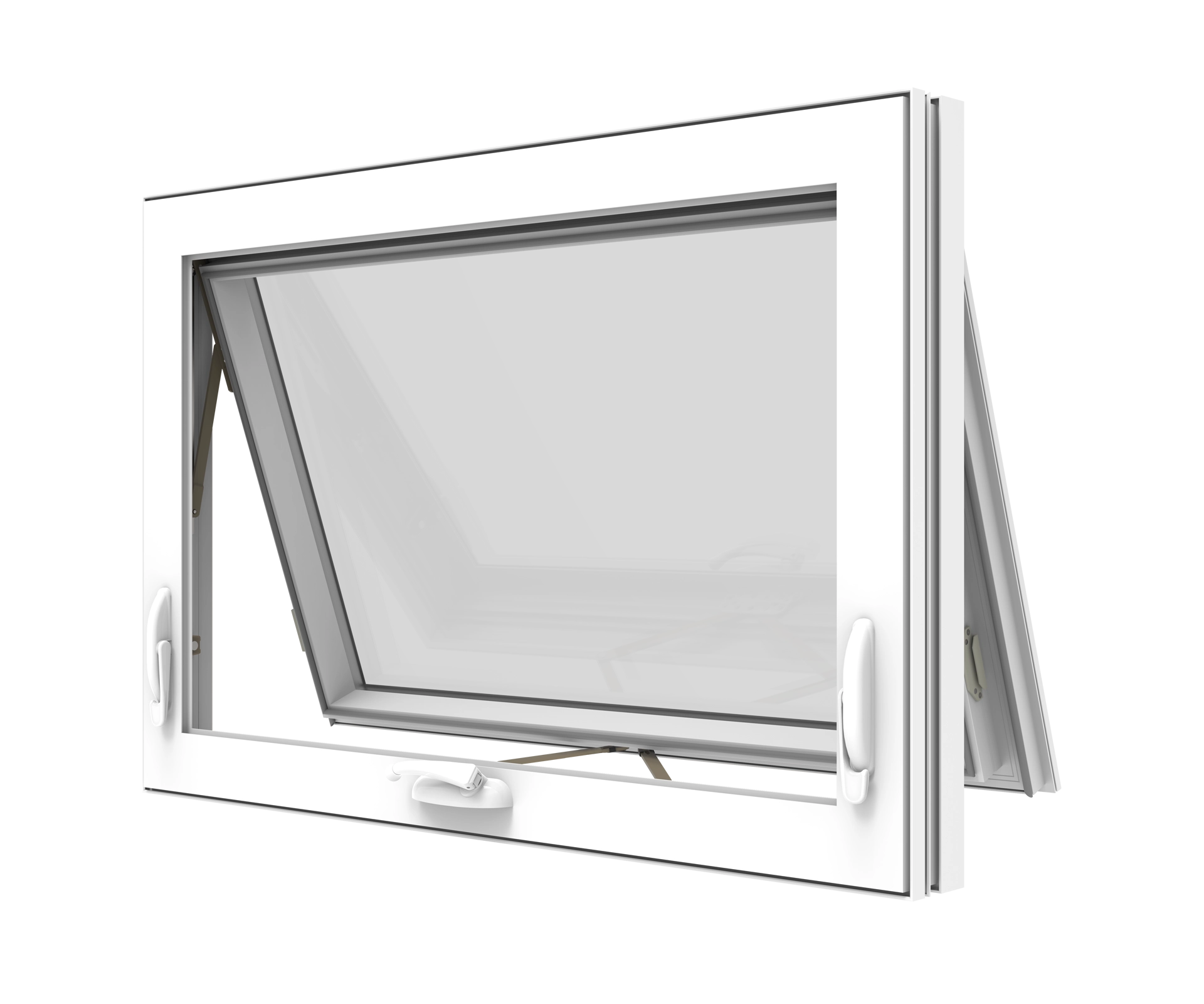 YKK tilt and turn window for versatile ventilation and security.