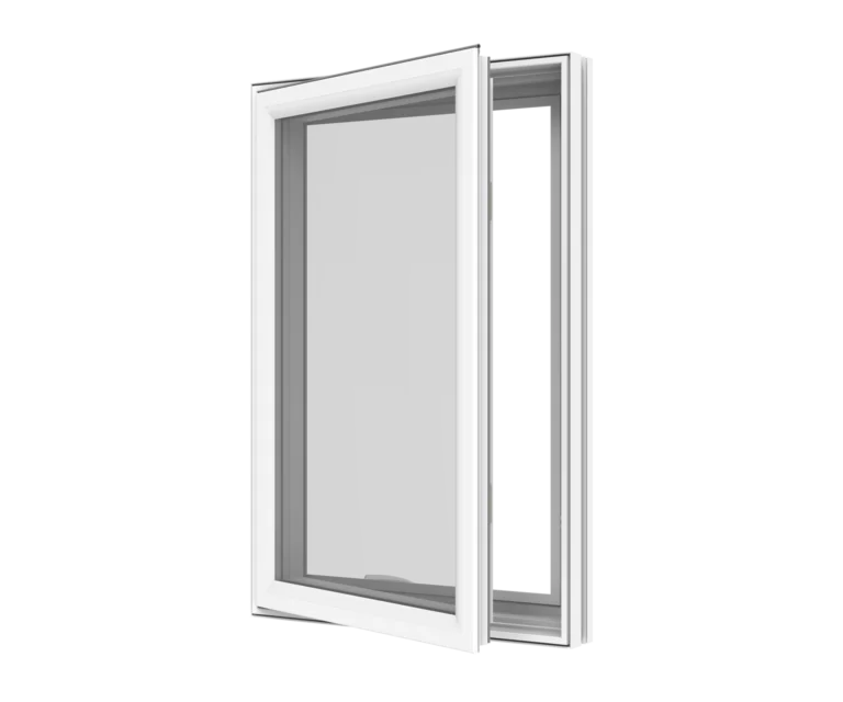 YKK window frame with screen, durable and energy-efficient window solution.