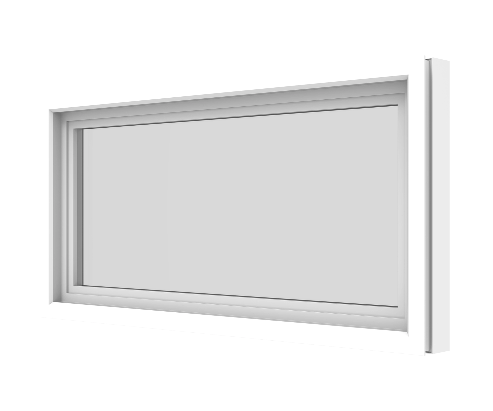 YKK window frame with mesh screen for ventilation and security.
