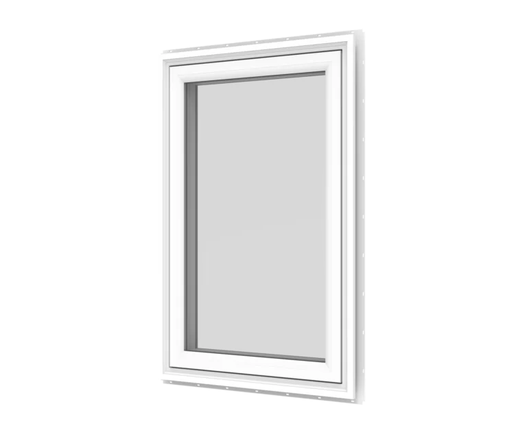 YKK window frame featuring a durable mesh screen for ventilation and security.