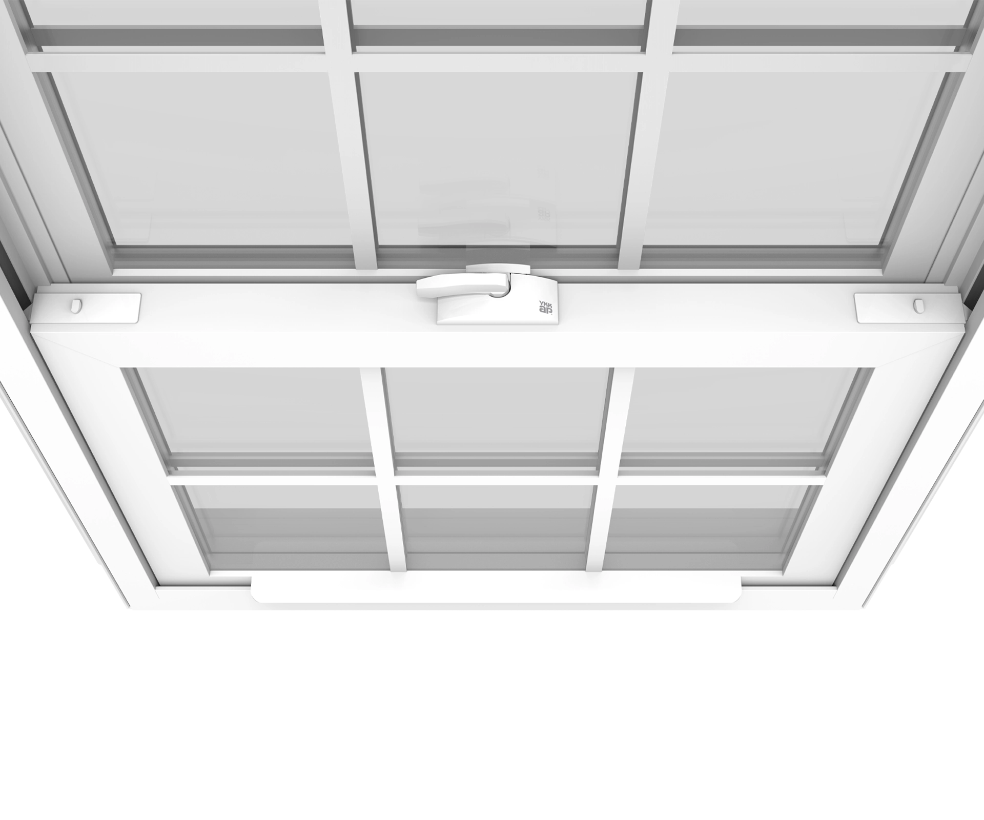 High-quality window lock and handle for secure installation.
