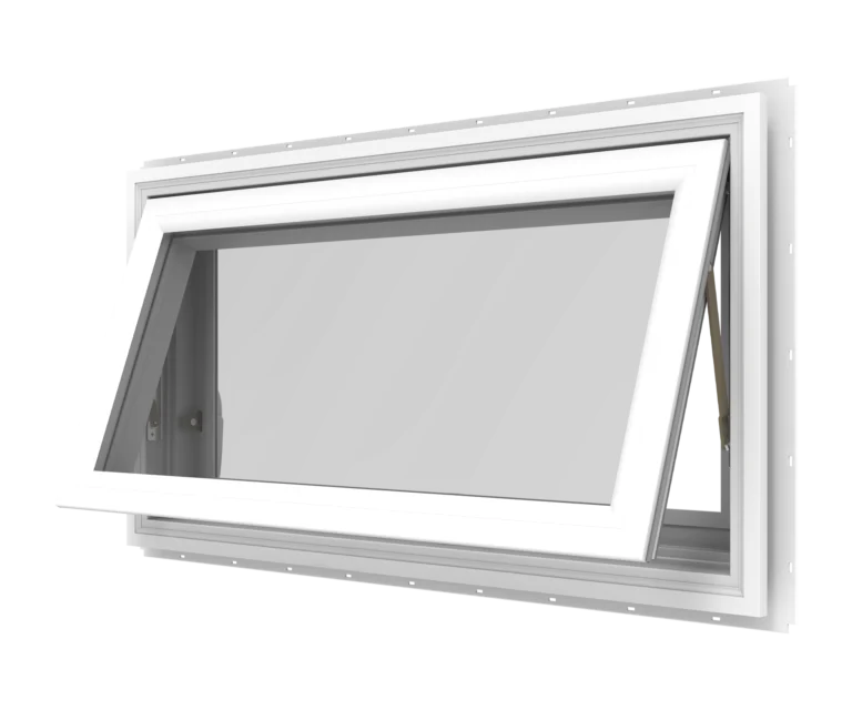 YKK window with white frame, energy-efficient and durable for modern homes.