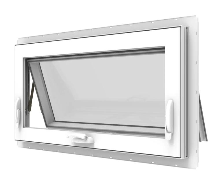 High-quality white tilt and turn window for residential use.