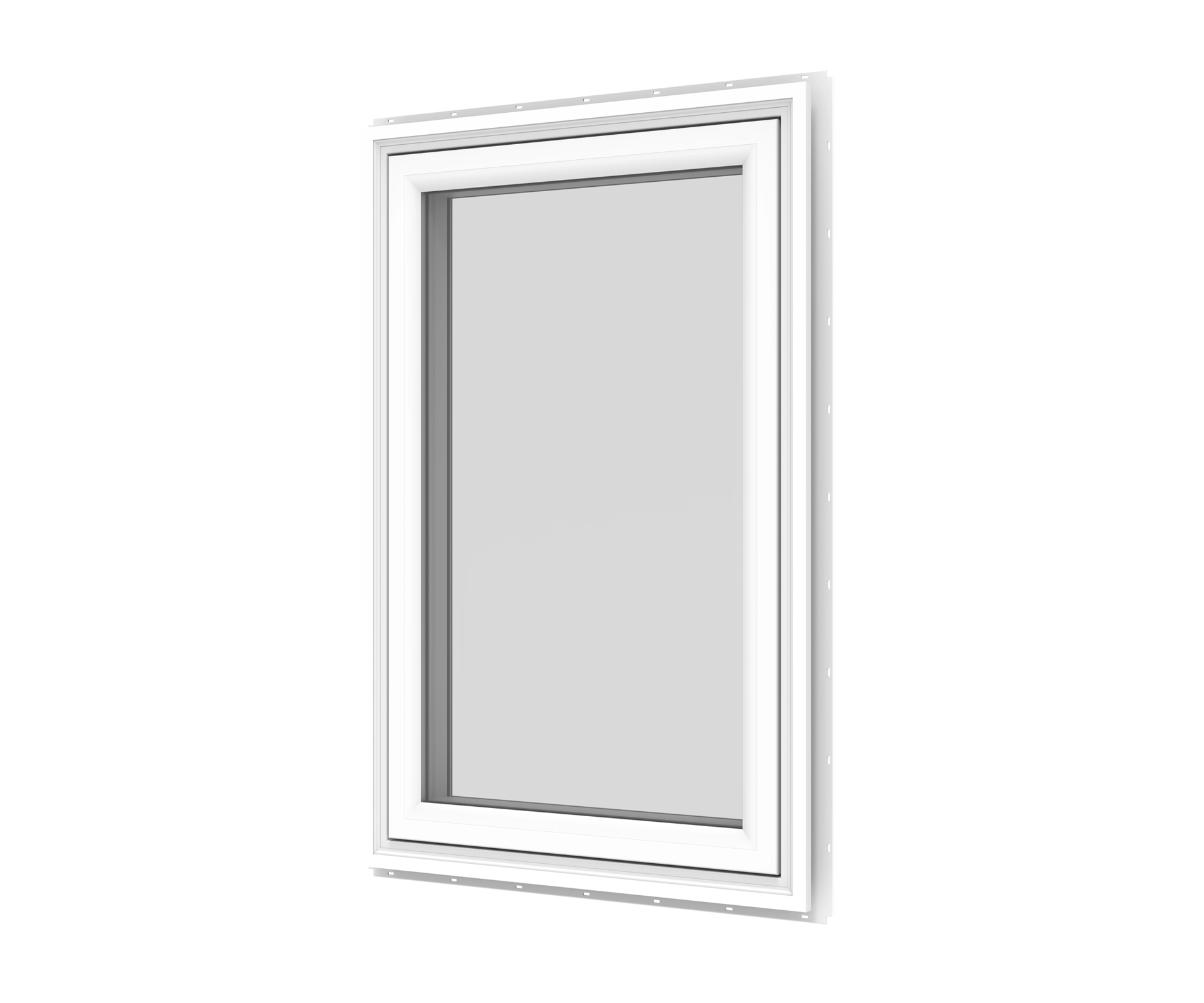High-quality white window frame with durable design.