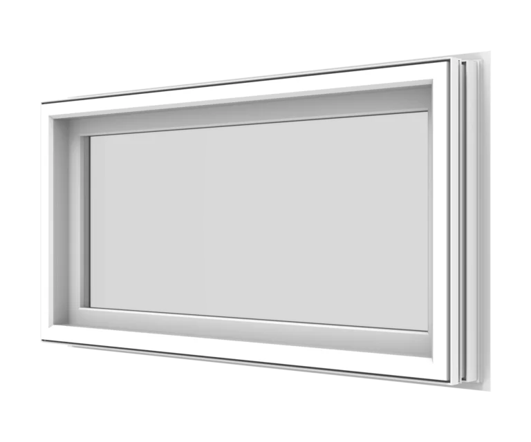 YKK window frame with durable, high-quality construction for residential and com.