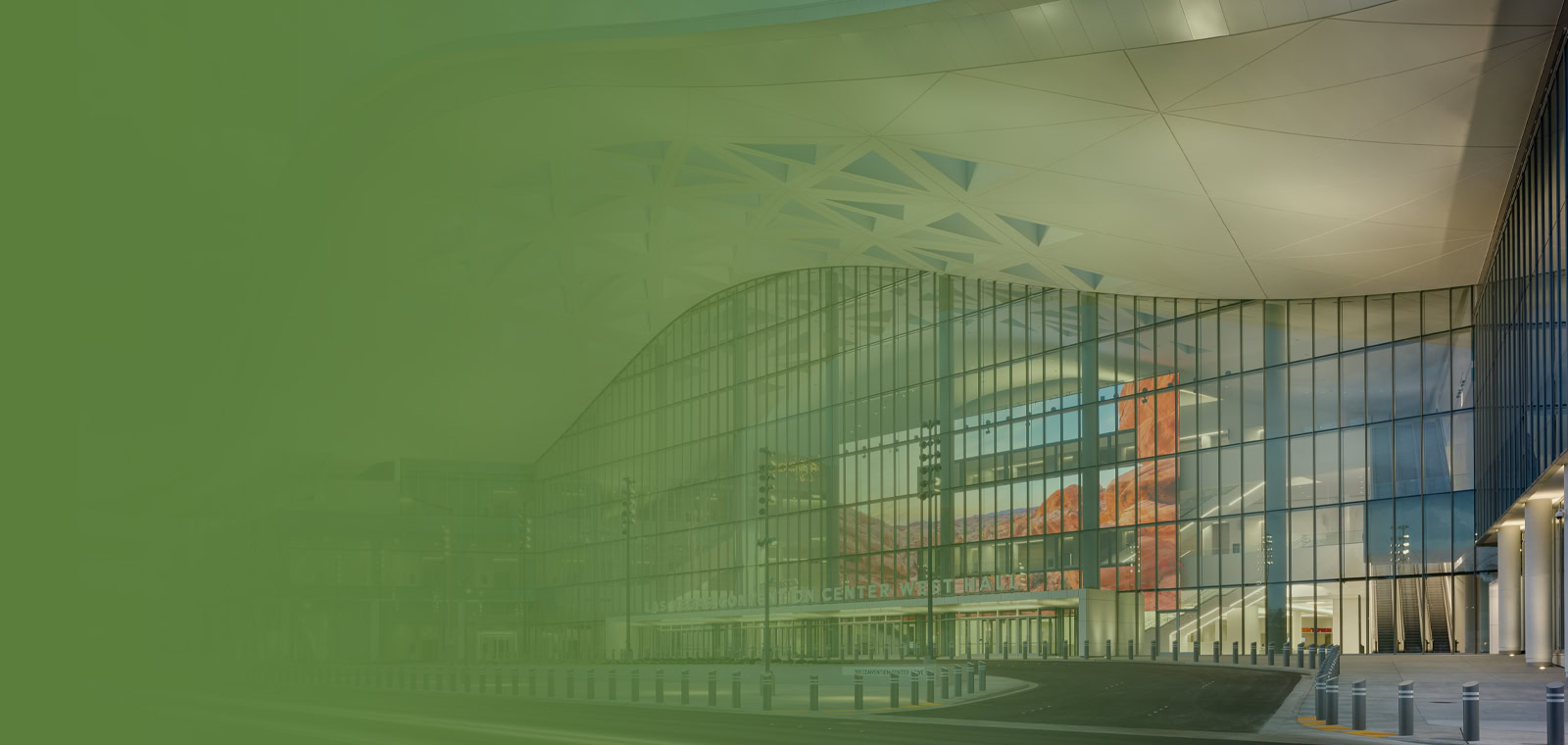YKK architectural glass building with modern design and large windows.