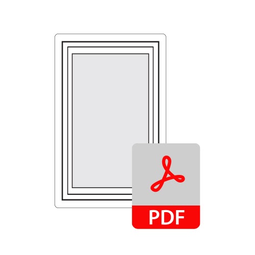 Diagram of YKK window frame with multiple layers and seals.