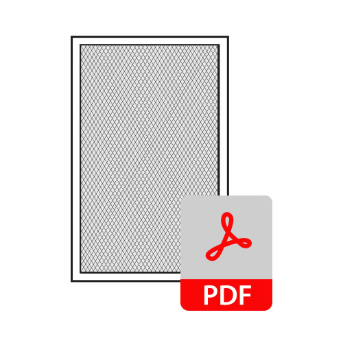 Durable window screen mesh for ventilation and insect protection.